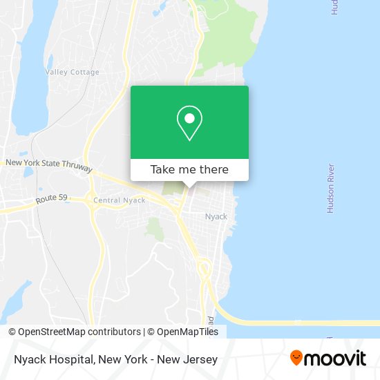 Nyack Hospital map