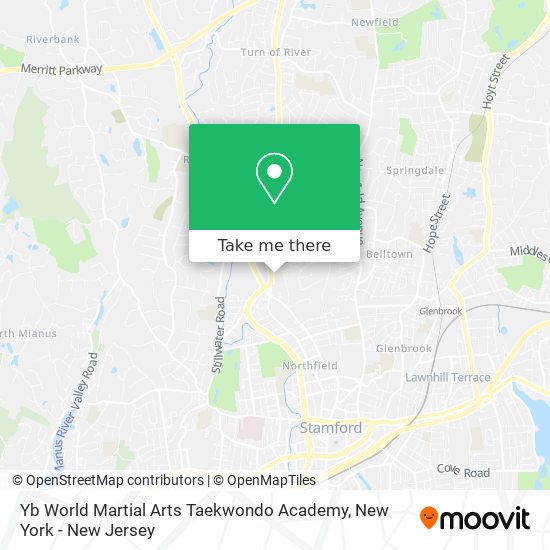 Yb World Martial Arts Taekwondo Academy map