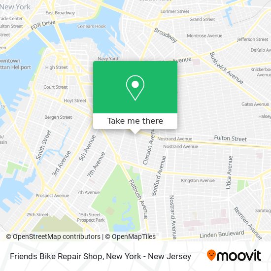 Mapa de Friends Bike Repair Shop