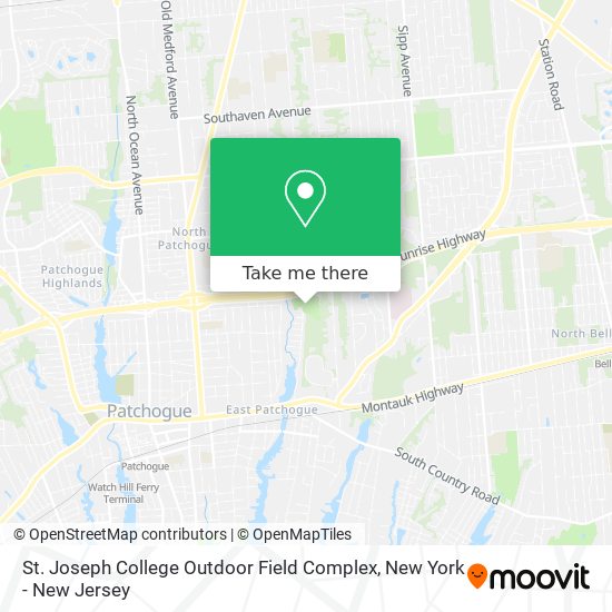 St. Joseph College Outdoor Field Complex map