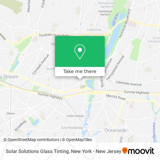 Solar Solutions Glass Tinting map