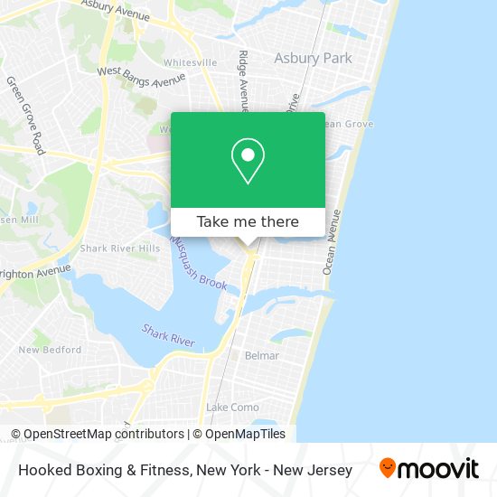 Hooked Boxing & Fitness map