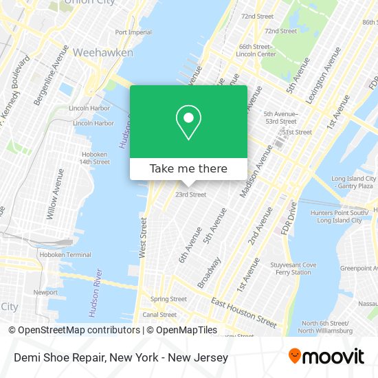 Demi Shoe Repair map