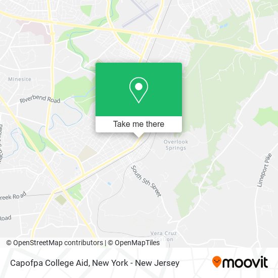 Capofpa College Aid map