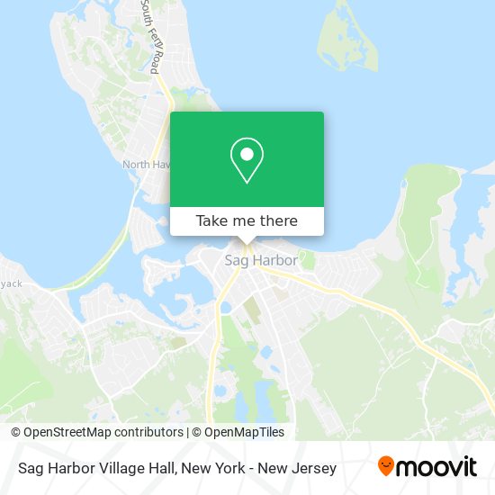 Mapa de Sag Harbor Village Hall