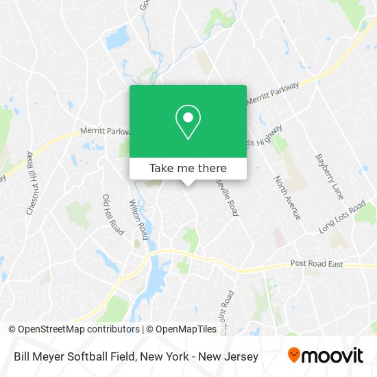 Mapa de Bill Meyer Softball Field
