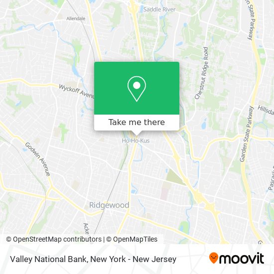 Valley National Bank map