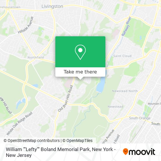 Mapa de William ""Lefty"" Boland Memorial Park