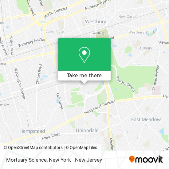 Mortuary Science map