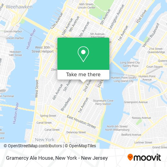 Gramercy Ale House map