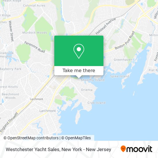 Westchester Yacht Sales map