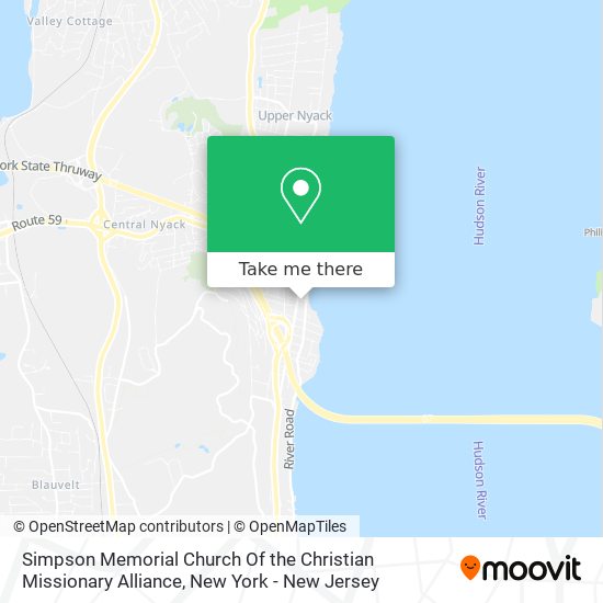 Mapa de Simpson Memorial Church Of the Christian Missionary Alliance