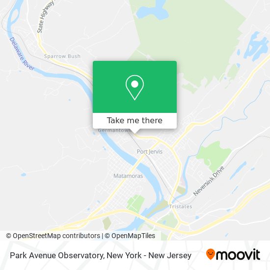 Park Avenue Observatory map