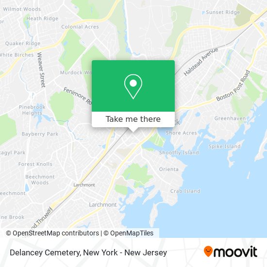 Delancey Cemetery map