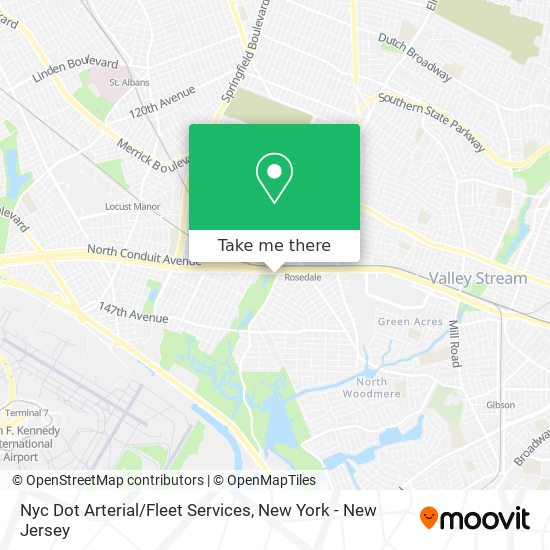 Nyc Dot Arterial / Fleet Services map