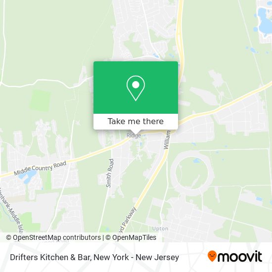 Mapa de Drifters Kitchen & Bar