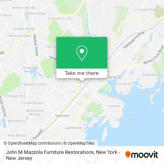 John M Mazzola Furniture Restorations map