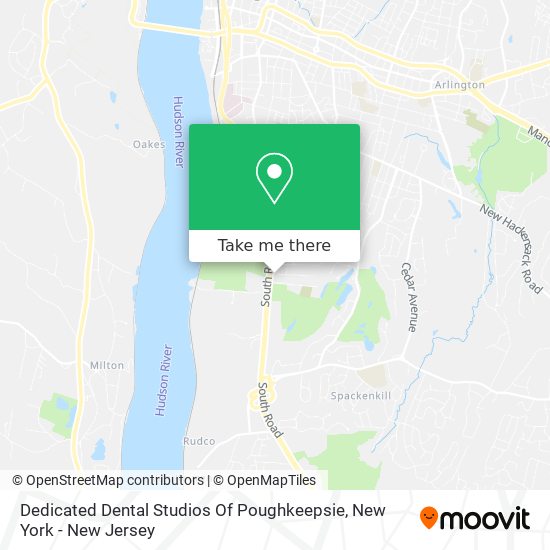 Dedicated Dental Studios Of Poughkeepsie map