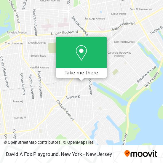 Mapa de David A Fox Playground