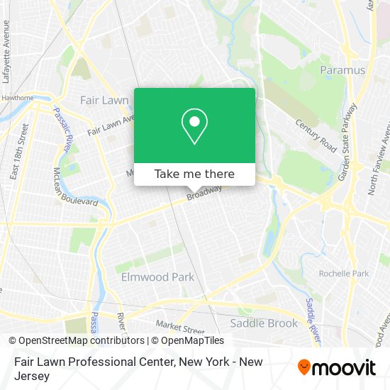 Mapa de Fair Lawn Professional Center