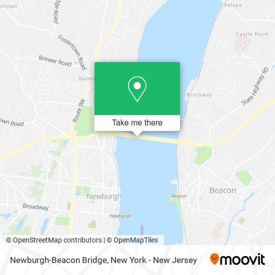 Mapa de Newburgh-Beacon Bridge