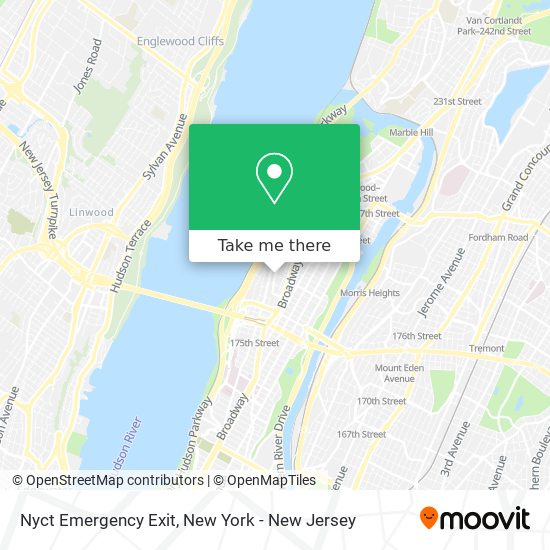 Mapa de Nyct Emergency Exit