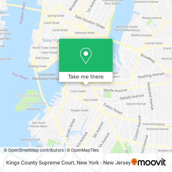 Mapa de Kings County Supreme Court