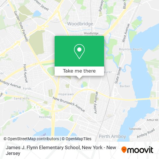 James J. Flynn Elementary School map