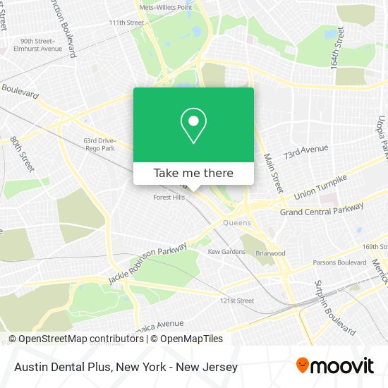 Austin Dental Plus map