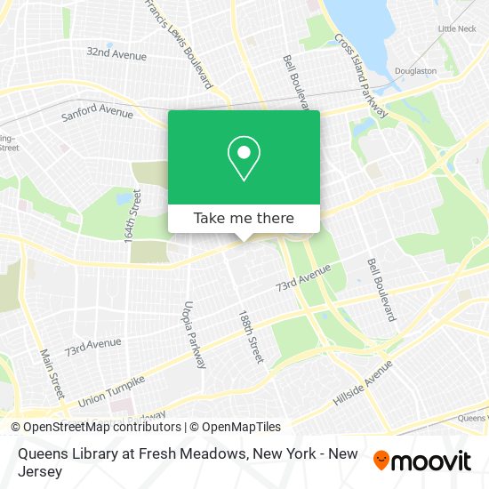 Queens Library at Fresh Meadows map