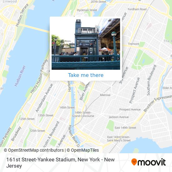 161st Street-Yankee Stadium map