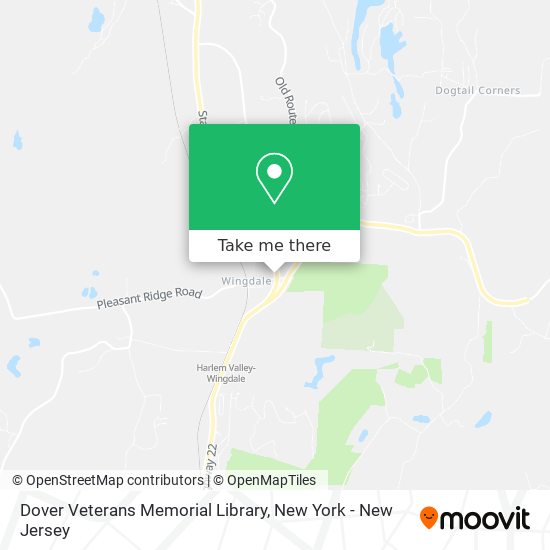 Mapa de Dover Veterans Memorial Library