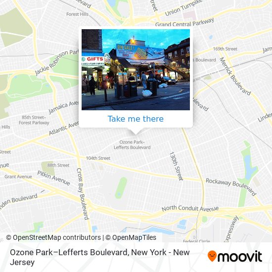 Mapa de Ozone Park–Lefferts Boulevard