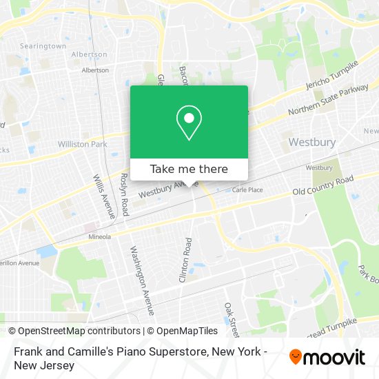 Mapa de Frank and Camille's Piano Superstore