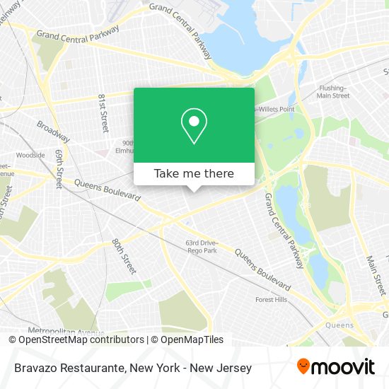 Mapa de Bravazo Restaurante