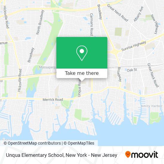 Unqua Elementary School map