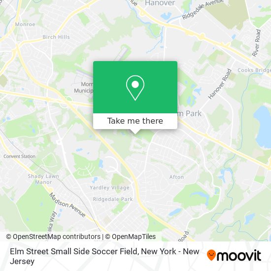 Elm Street Small Side Soccer Field map