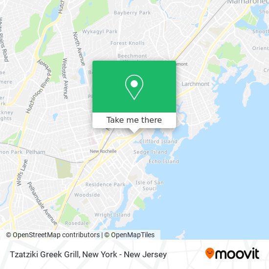 Tzatziki Greek Grill map