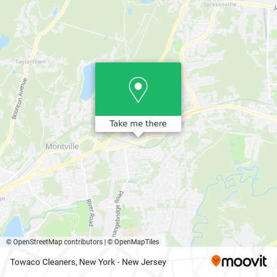 Towaco Cleaners map