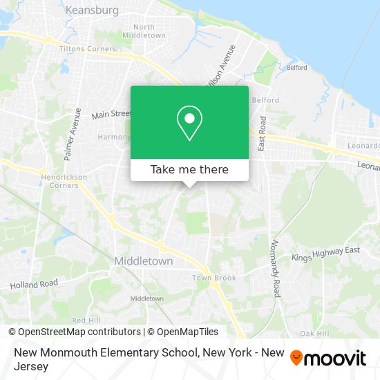 New Monmouth Elementary School map