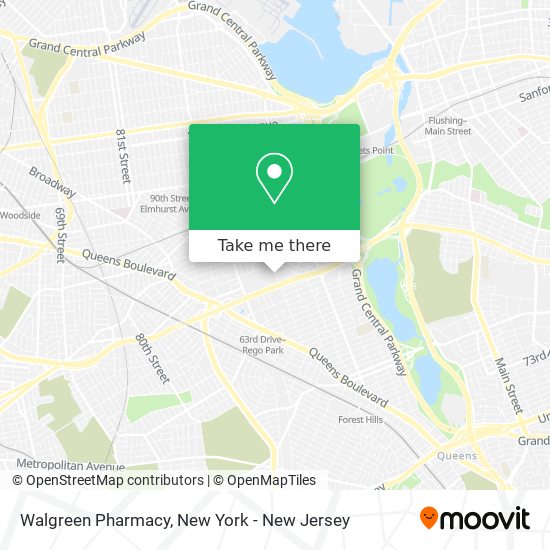 Walgreen Pharmacy map