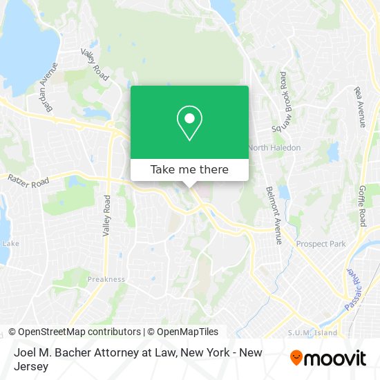 Joel M. Bacher Attorney at Law map