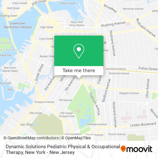 Dynamic Solutions Pediatric Physical & Occupational Therapy map