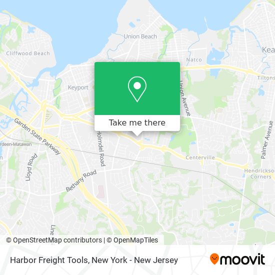 Mapa de Harbor Freight Tools