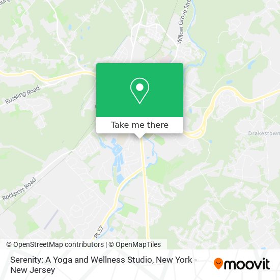 Serenity: A Yoga and Wellness Studio map