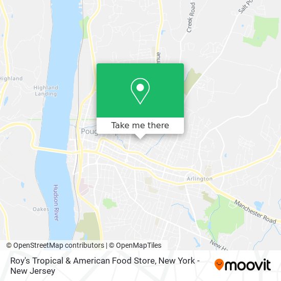 Mapa de Roy's Tropical & American Food Store