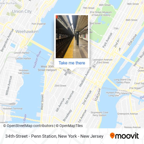 Mapa de 34th-Street - Penn Station