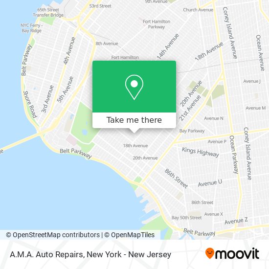 A.M.A. Auto Repairs map