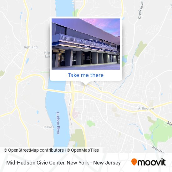 Mapa de Mid-Hudson Civic Center