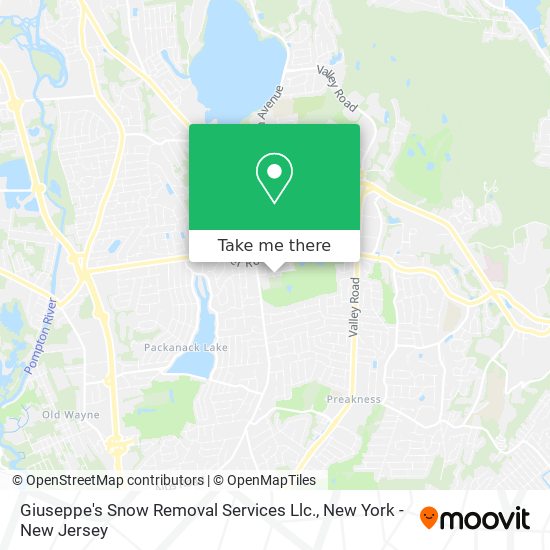 Giuseppe's Snow Removal Services Llc. map